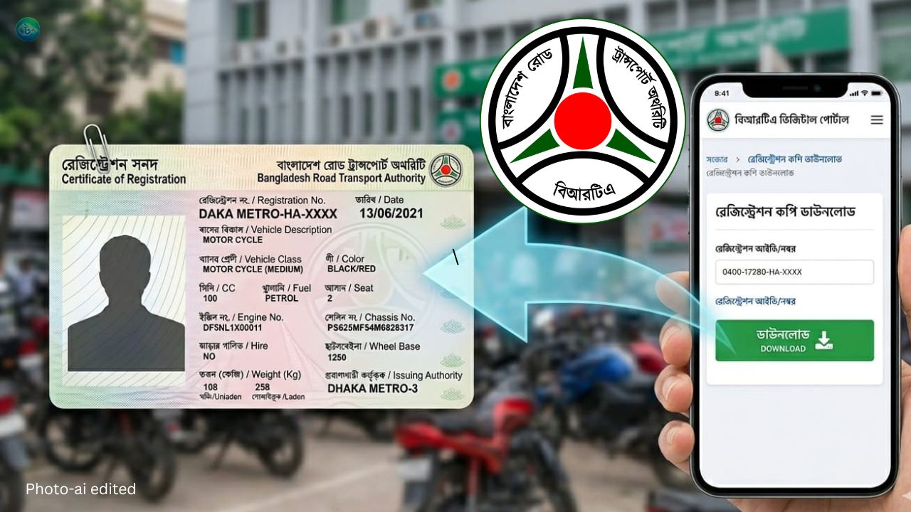 স্মার্ট রেজিস্ট্রেশন কার্ড ডাউনলোড