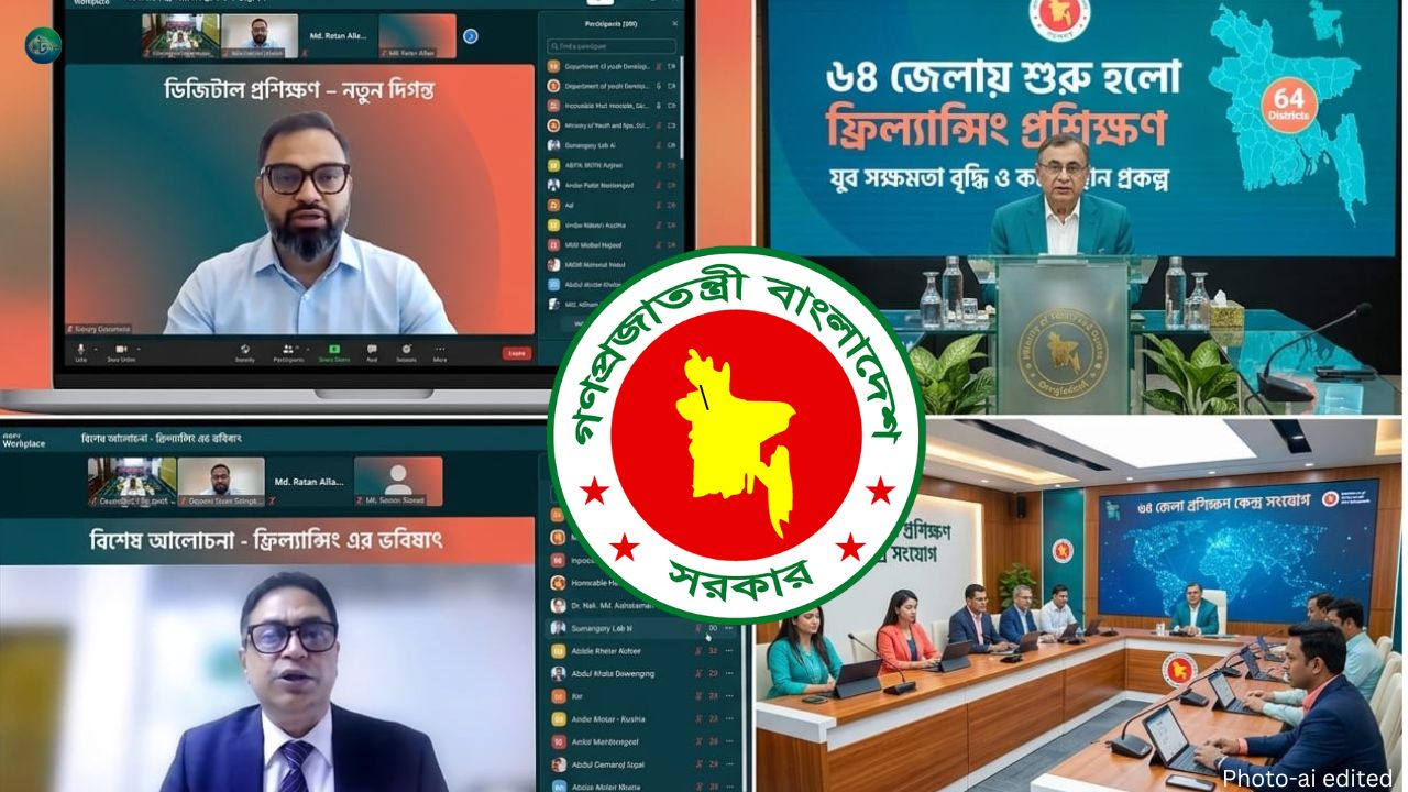 ৬৪ জেলায় শুরু হলো ফ্রিল্যান্সিং প্রশিক্ষণ