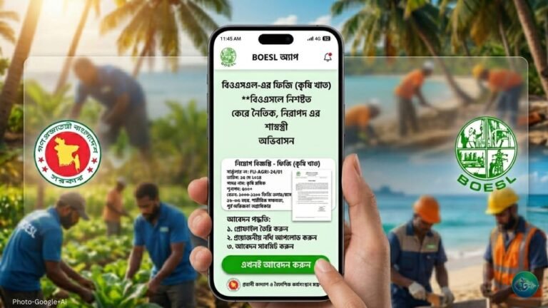 BOESL-এর মাধ্যমে ফিজিতে চাকরি ,আবেদন শুরু, যোগ্যতা ও আবেদন পদ্ধতি