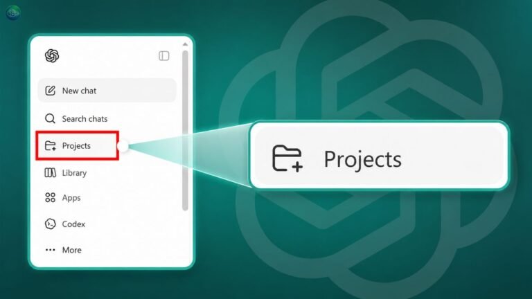 ChatGPT-এর নতুন ‘Projects’ অপশন কী কাজে লাগে জানেন?
