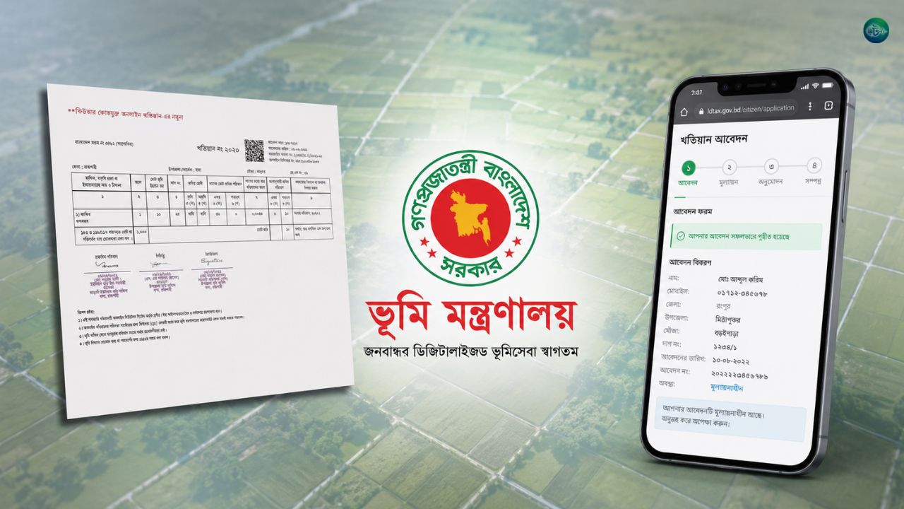 অনলাইনে এখন মিলছে কিউআর কোড সম্বলিত খতিয়ানের সত্যায়িত কপি
