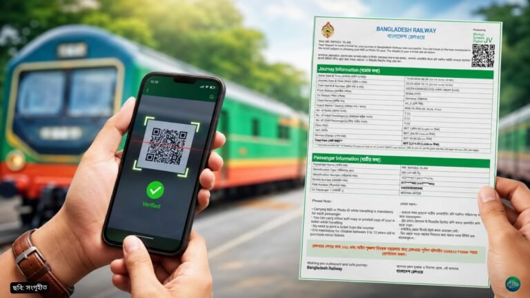 অনলাইনে কাটা ট্রেনের টিকেট আসল না নকল চেক করার সহজ নিয়ম