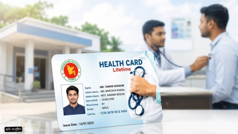 ই-হেলথ কার্ড চালুর সুখবর দিলেন প্রধানমন্ত্রী স্বাস্থ্যসেবায় আসছে বড় পরিবর্তন