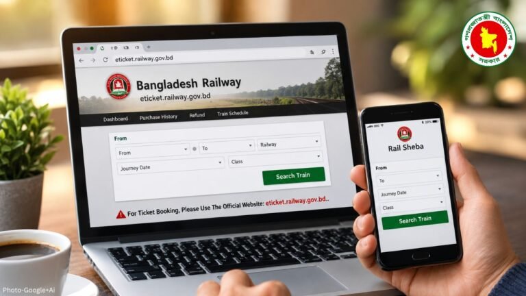 ঈদুল আজহায় অনলাইনে ট্রেনের টিকিট কাটবেন যেভাবে