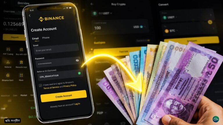 ঘরে বসেই খুলুন Binance অ্যাকাউন্ট, শিখে নিন ট্রেডিং ও Referral আয় করার সহজ উপায়