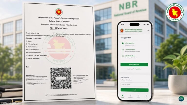 টিন সার্টিফিকেট ছাড়া মিলবে না ৪০ ধরনের সেবা,আবেদন করার নিয়ম জানুন