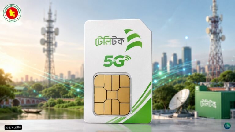 টেলিটক স্বাগতম প্যাকেজে ৬০ মিনিট, ৫ জিবি ডাটা ও কম কলরেট সুবিধা
