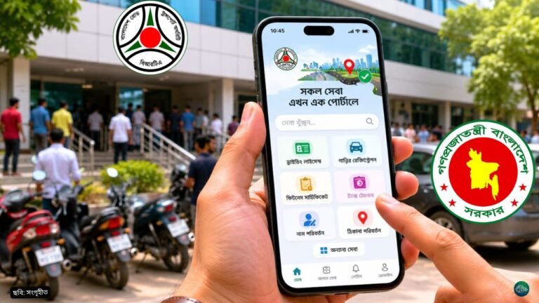 লাইসেন্স থেকে ফিটনেস এখন ঘরে বসেই বিআরটিএর সব কাজ এক পোর্টালে