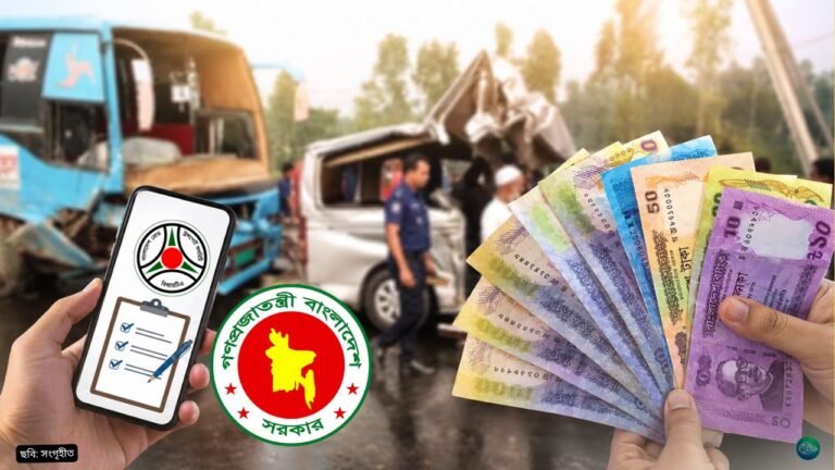 সড়ক দুর্ঘটনায় আহত বা নিহত হলে এখন অনলাইনে মিলবে আর্থিক সহায়তা