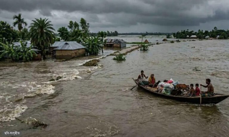 টানা বৃষ্টি ও পাহাড়ি ঢলে ৯ জেলায় বন্যার শঙ্কা, সতর্কবার্তা পাউবোর