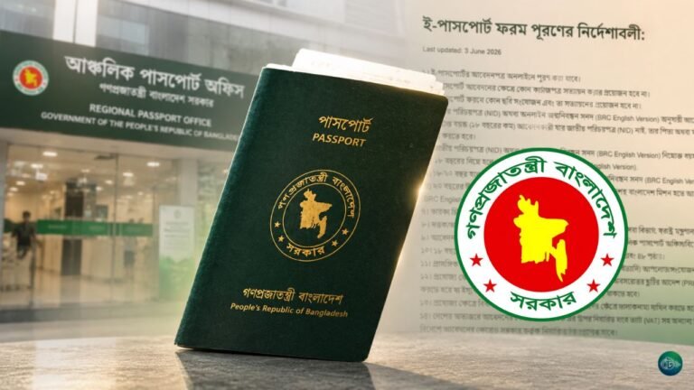 ই-পাসপোর্ট আবেদন করতে যা যা লাগবে,সর্বশেষ নির্দেশনায় জানুন সম্পূর্ণ নিয়ম