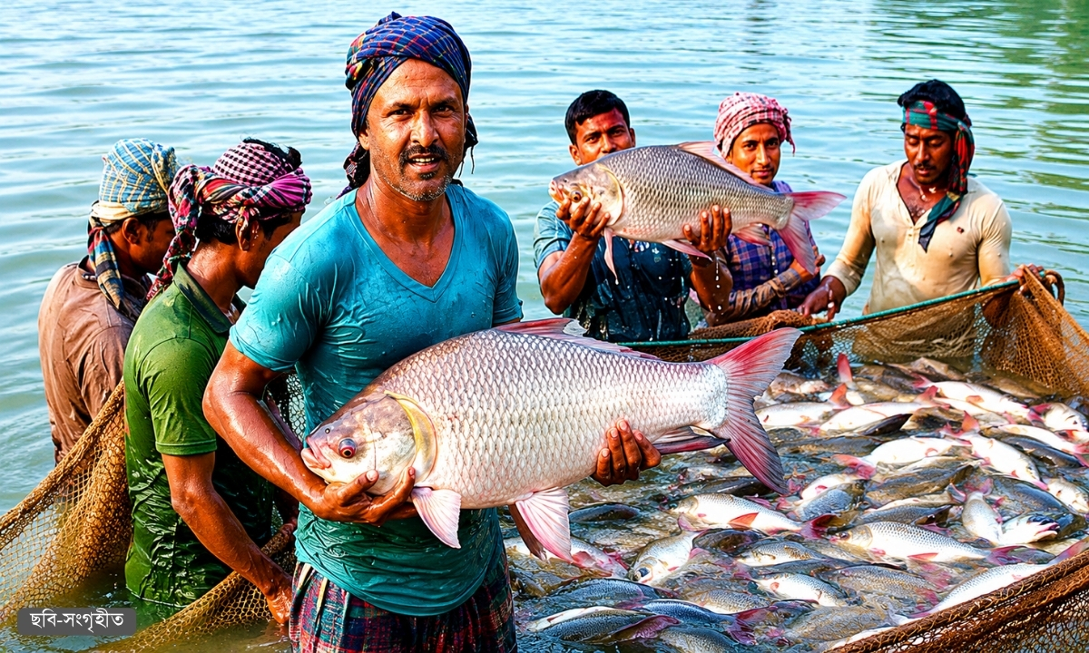 ইতিহাসে সর্বোচ্চ মাছ উৎপাদন, মানুষের প্রধান খাদ্য এখন চাষের মাছ