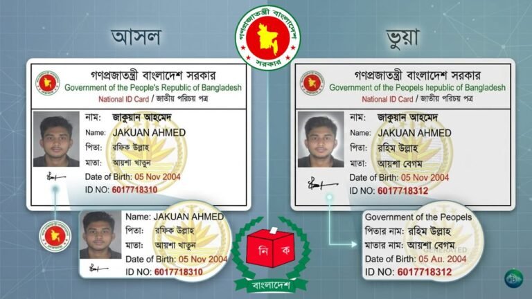 কিভাবে চিনবেন এআই দিয়ে তৈরি ভুয়া ভোটার আইডি কার্ড?