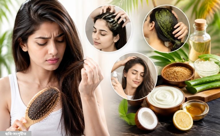 গরমে চুল পড়া ও রুক্ষতা থেকে বাঁচতে ঘরোয়া যত্ন নেবেন যেভাবে