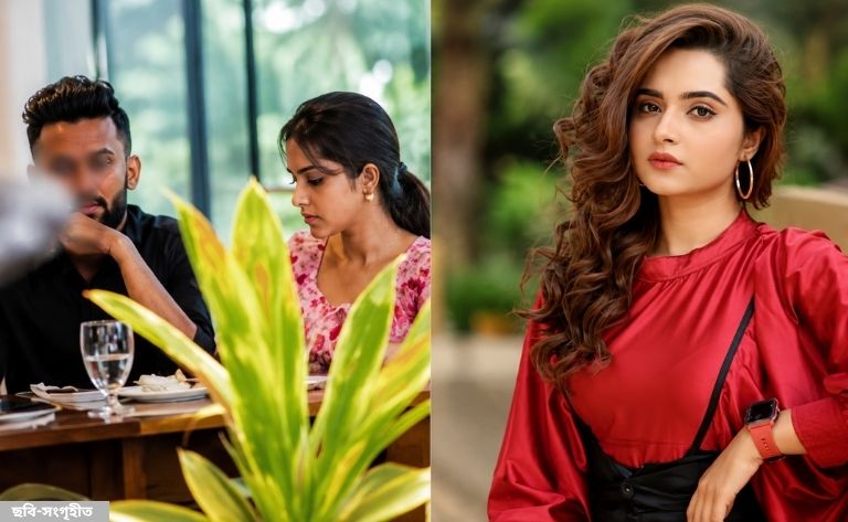 ছবিতে কেয়া পায়েলের সঙ্গে অচেনা তরুণ, শুরু জল্পনা