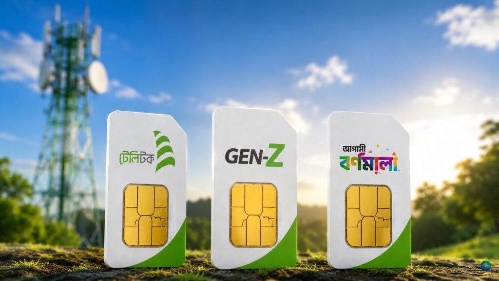 টেলিটকের কোন সিম নেবেন? GEN-Z, আগামী নাকি বর্ণমালা?সুবিধা, দাম ও অফার