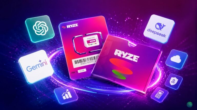 নতুন চমক নিয়ে এলো RYZE SIM, এক সিমেই ChatGPT, Gemini, DeepSeekসহ একাধিক ডিজিটাল সুবিধা