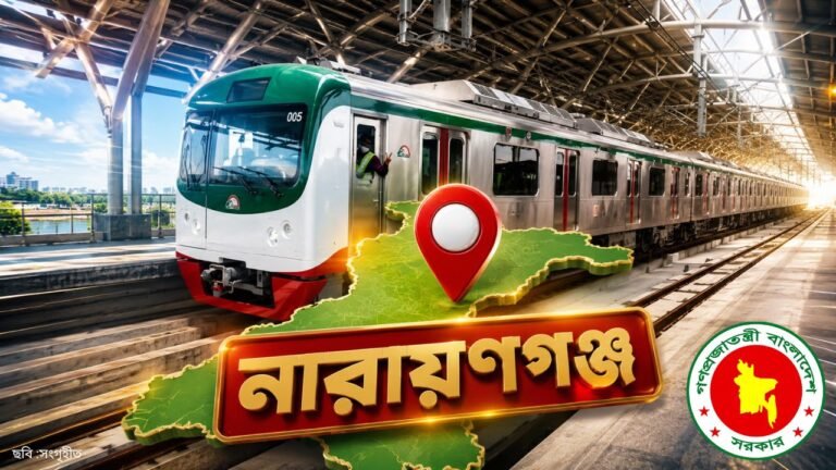 নারায়ণগঞ্জে আসছে মেট্রোরেল! এমআরটি-২ ও এমআরটি-৪ নিয়ে বড় আপডেট দিল সরকার