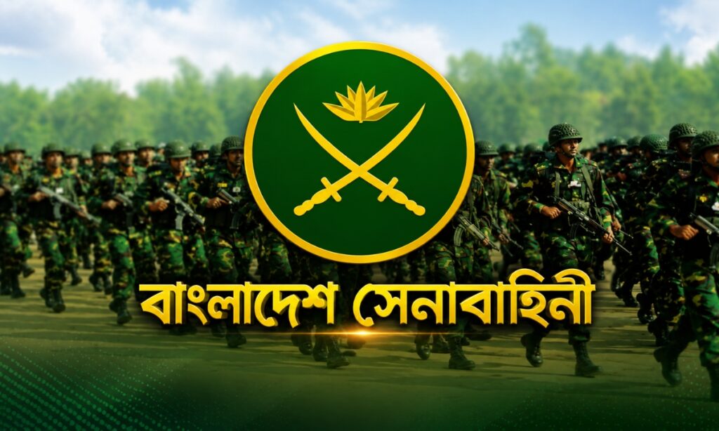 বাংলাদেশ সেনাবাহিনীতে ৫৪৮ বেসামরিক পদে নিয়োগ, আবেদন ২৩ জুলাই পর্যন্ত
