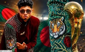 বাংলাদেশের ছোঁয়া নজর কাড়ল সঞ্জয়ের বিশেষ জ্যাকেট