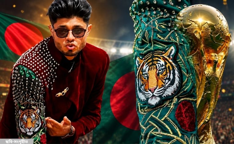 ফিফা বিশ্বকাপের মঞ্চে বাংলাদেশের ছোঁয়া নজর কাড়ল সঞ্জয়ের বিশেষ জ্যাকেট