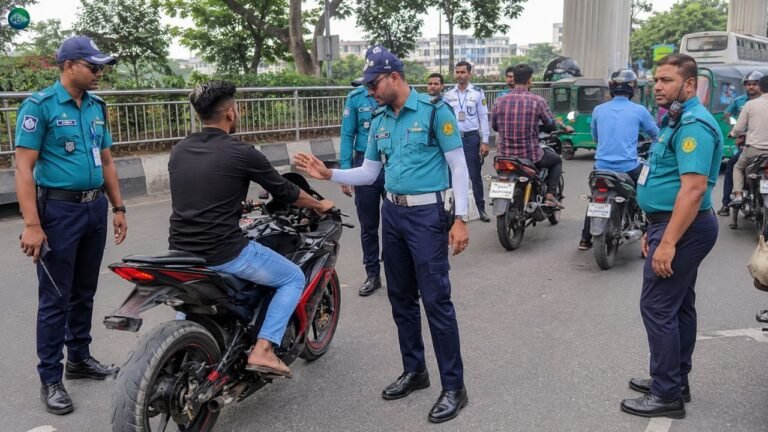 বিকট শব্দ সৃষ্টি করা মোটরসাইকেলের বিরুদ্ধে অভিযান শুরু,জরিমানা কত?