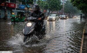 বৃষ্টির মৌসুমে ইলেকট্রিক স্কুটার চালানোর আগে 1