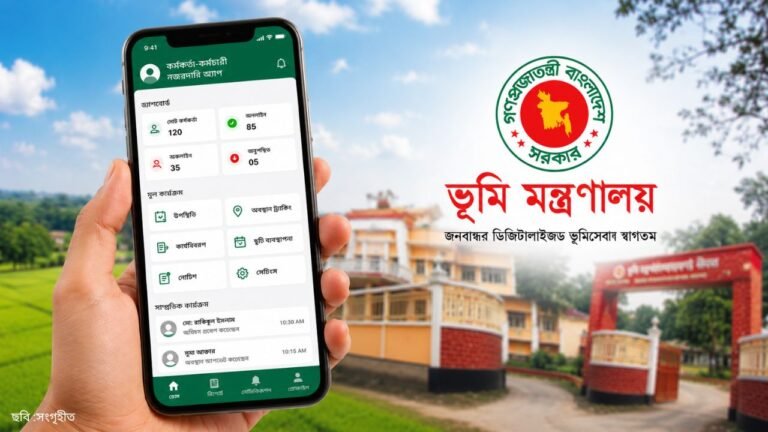 ভূমি অফিসে কর্মকর্তা-কর্মচারীদের নজরদারিতে আসছে বিশেষ মোবাইল অ্যাপ