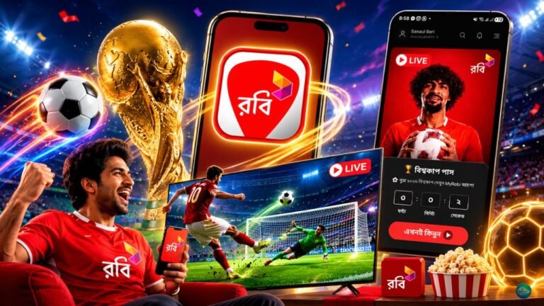 মাই রবি অ্যাপে দেখা যাবে বিশ্বকাপ ফুটবলের সব ম্যাচ, জানাল রবি
