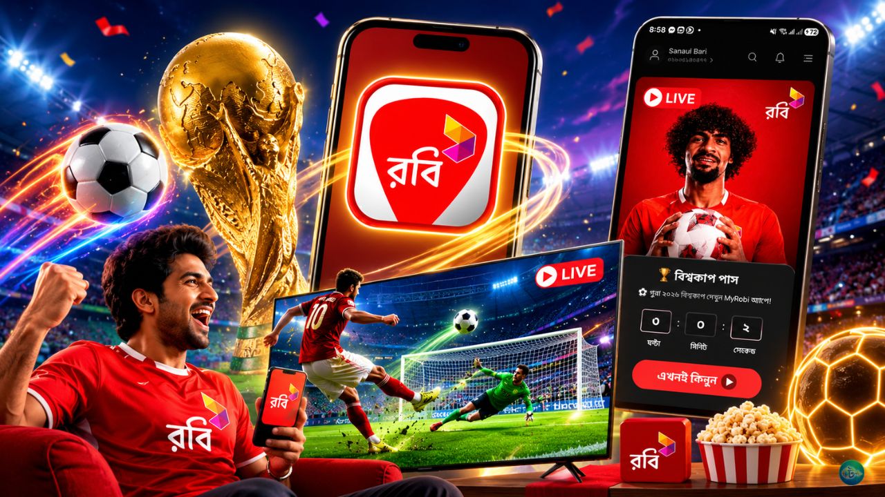 মাই রবি অ্যাপে দেখা যাবে বিশ্বকাপ ফুটবলের সব ম্যাচ, জানাল রবি