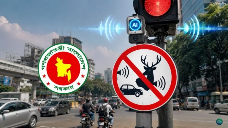 রাজধানীতে ট্রাফিক ব্যবস্থাপনার পর এবার শব্দদূষণ নিয়ন্ত্রণেও আসছে  এআই প্রযুক্তি