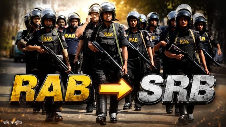 র‍্যাব বিলুপ্ত করে আসছে এসআরবি!কেন বিলুপ্ত করা হচ্ছে আলোচিত এই বাহিনী?