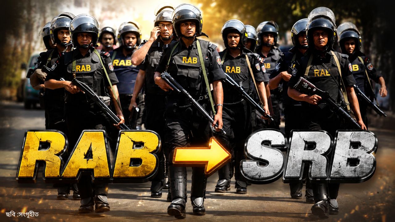 র‍্যাব বিলুপ্ত করে আসছে এসআরবি!কেন বিলুপ্ত করা হচ্ছে আলোচিত এই বাহিনী?