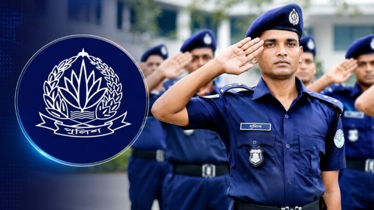 বাংলাদেশ পুলিশে নতুন নিয়োগ, আবেদন শুরু