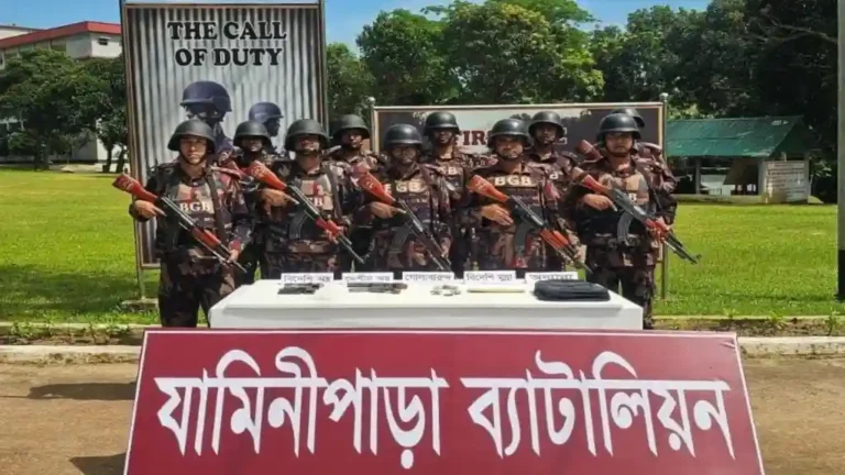 সীমান্তে বিজিবির সঙ্গে গোলাগুলি, অস্ত্র ও গুলিসহ বিপুল সরঞ্জাম উদ্ধার