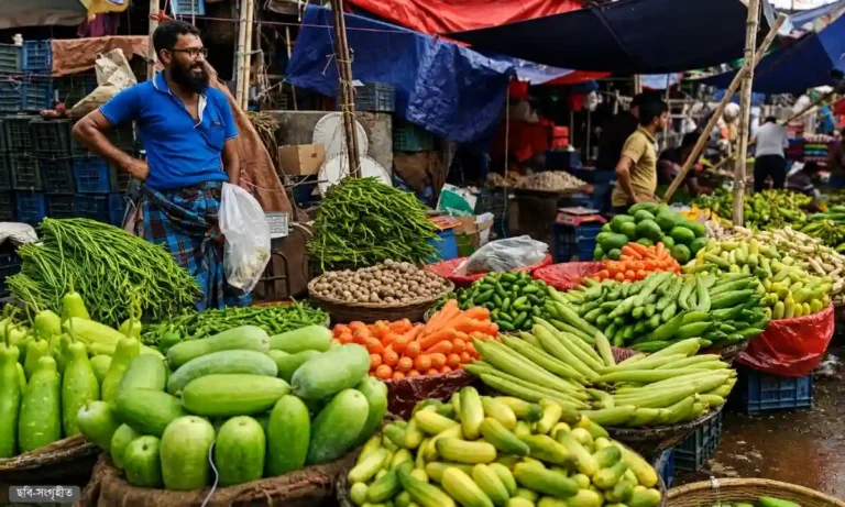 টানা বৃষ্টিতে সবজির বাজারে আগুন, টমেটোর কেজি ২০০ টাকা