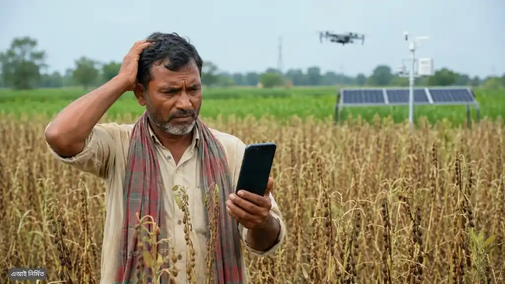 এআইয়ের পরামর্শ মেনে বিপদে কৃষক, নষ্ট হলো ২৫ একর জমির ফসল