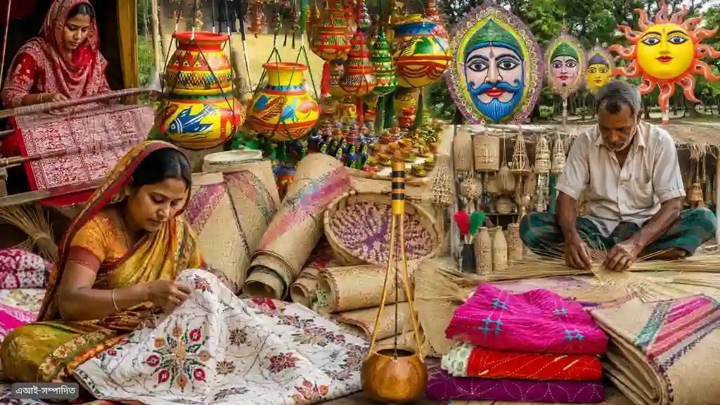 জামদানি থেকে বাউল: বিশ্বজুড়ে পরিচিত বাংলাদেশের যেসব লোকশিল্প