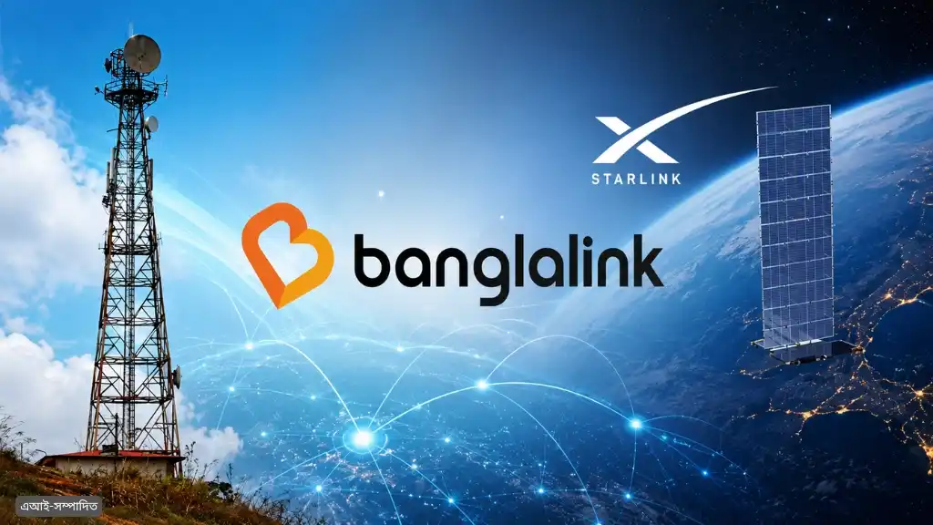 টাওয়ার ছাড়াই মোবাইল নেটওয়ার্ক, স্যাটেলাইটভিত্তিক নতুন সেবা আনছে বাংলালিংক