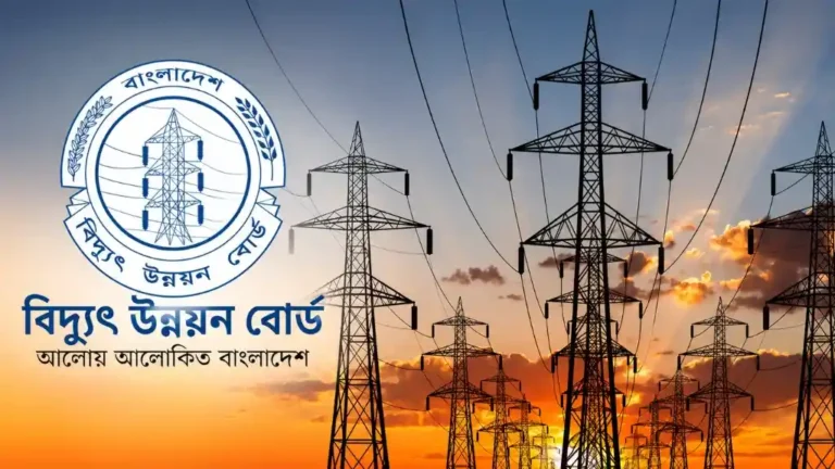 বিদ্যুৎ উন্নয়ন বোর্ডে ৫৮৭ পদে নিয়োগ, আবেদন শুরু ৩ আগস্ট