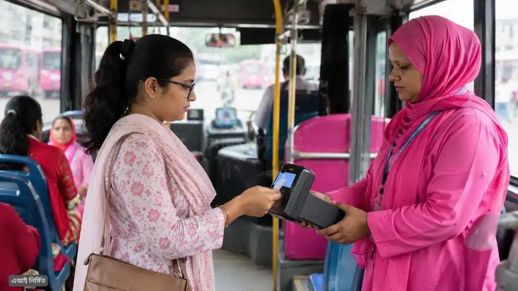 বিআরটিসির মহিলা বাসে চালু হলো ই-টিকিটিং, টিকিট মিলবে যেভাবে
