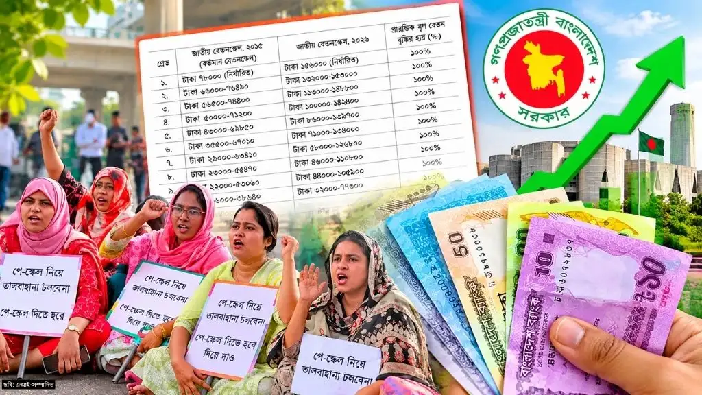 সরকারি চাকরিজীবীদের বেতন বেড়ে দ্বিগুণের বেশি, অনুমোদন পেল নতুন পে-স্কেল