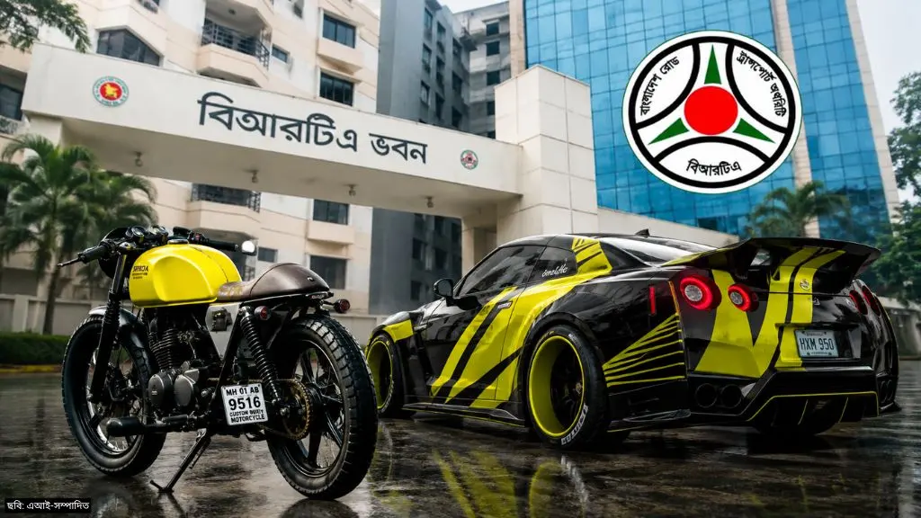 বিআরটিএর অনুমতি ছাড়া বাইক বা গাড়ি মডিফিকেশন করলে হতে পারে ৩ লাখ টাকা জরিমানা