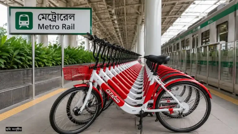 মেট্রোরেল যাত্রীদের জন্য নতুন সুবিধা, ১ টাকা মিনিটে জোবাইকের বাইসাইকেল
