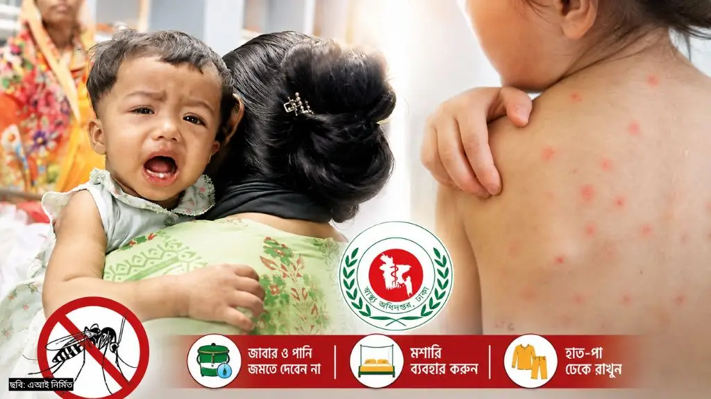হামে নতুন করে ১০৭ শনাক্ত, উপসর্গে আরও ২ শিশুর প্রাণহানি