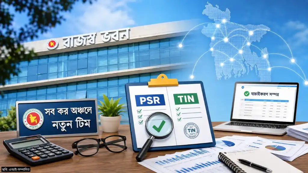 পিএসআর ও টিআইএন যাচাইয়ে এনবিআরের নতুন নির্দেশনা