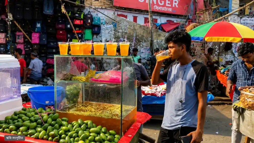 ফুটপাতের ১০ টাকার শরবতে লাখ টাকার রোগ