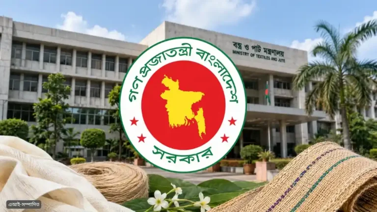 বস্ত্র ও পাট মন্ত্রণালয়ের অধীনে নিয়োগ, আবেদন শেষ ৬ সেপ্টেম্বর