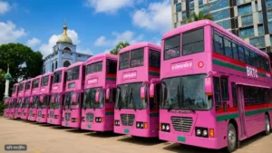 why women bus color is pink