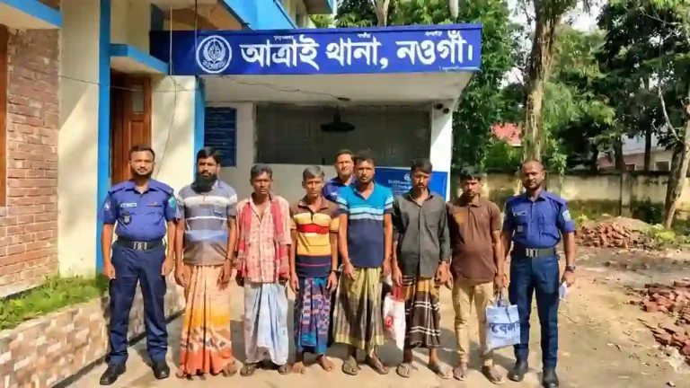 আত্রাইয়ে এজাহার ও ওয়ারেন্ট ভুক্ত সাত আসামি গ্রেফতার